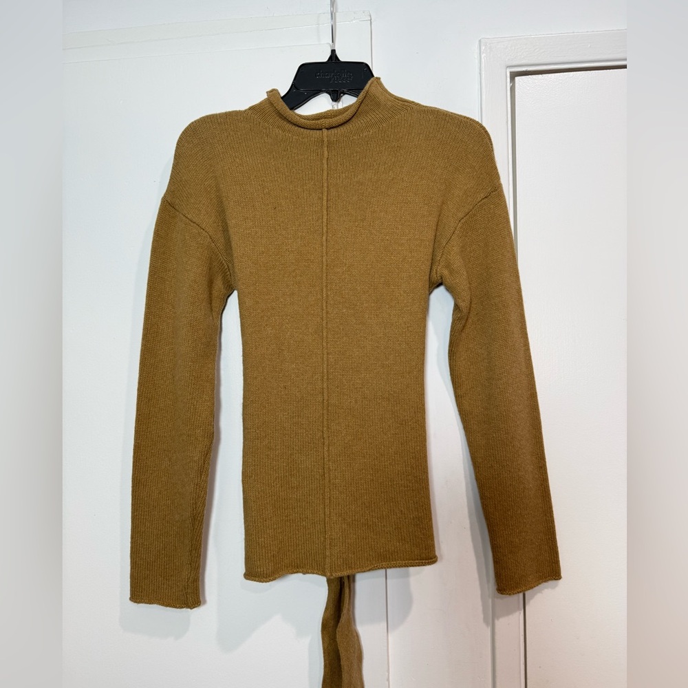 The Range Wrap knit sweater